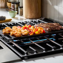Whirlpool® 30-inch Gas Smart Range with Air Cooking Technology and Steam Clean WSGS4530TW
