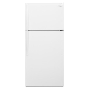 Whirlpool® 28-inches wide Top-Freezer Refrigerator with Optional Icemaker - 14 cu. ft. WRT314TFDW Whirlpool® 28-inches wide Top-Freezer Refrigerator with Optional Icemaker - 14 cu. ft. WRT314TFDW