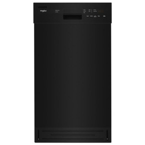 Whirlpool® Small-Space Compact Dishwasher with Stainless Steel Tub WDPS5118PB Whirlpool® Small-Space Compact Dishwasher with Stainless Steel Tub WDPS5118PB