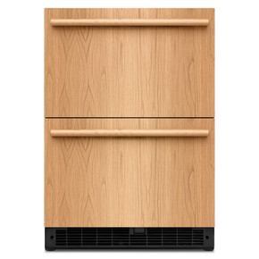 Kitchenaid® 24" Panel-Ready Undercounter Double-Drawer Refrigerator KURT524SPA