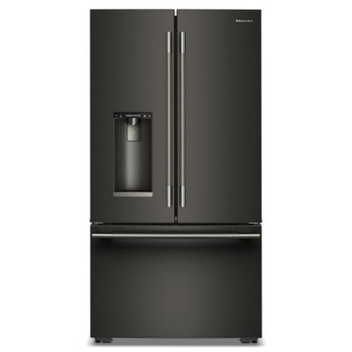 Kitchenaid® Counter-Depth French Door Refrigerator with Intelligent Auto Fill KRFC536SBE