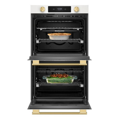 Kitchenaid® 30-inch Smart Electric Double Wall Oven with Assisted Cooking Modes KOED730SPL