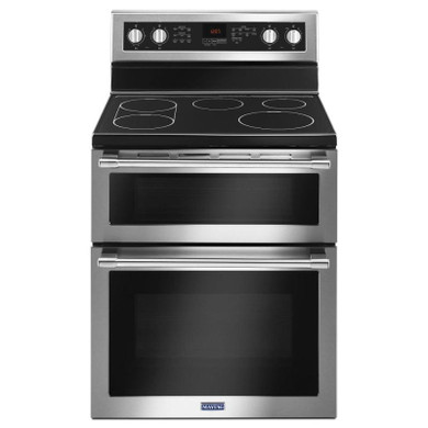 Maytag® 30-Inch Wide Double Oven Electric Range With True Convection - 6.7 Cu. Ft. YMET8800FZ