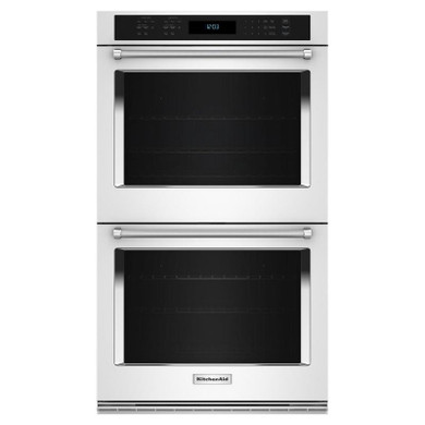 KitchenAid® 30" Double Wall Oven with Air Fry Mode KOED530PWH