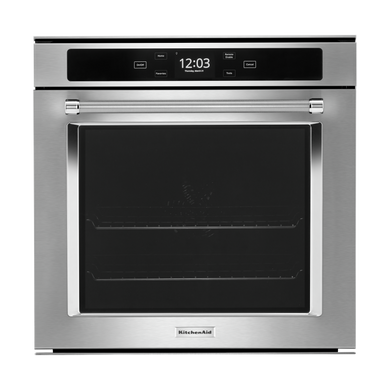 Kitchenaid® 24 Smart Single Wall Oven with True Convection YKOSC504PPS