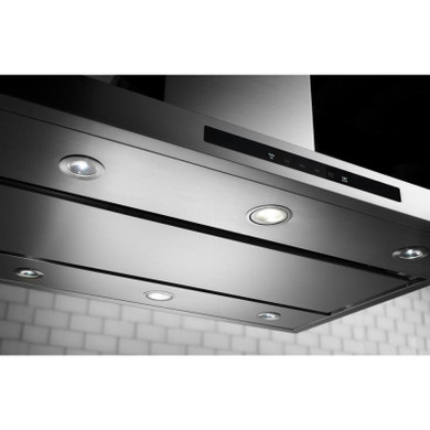 Kitchenaid® 36" Island-Mount, 3-Speed Canopy Hood KVIB606DSS