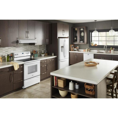 Whirlpool® 30" Range Hood with Dishwasher-Safe Full-Width Grease Filters WVU17UC0JW