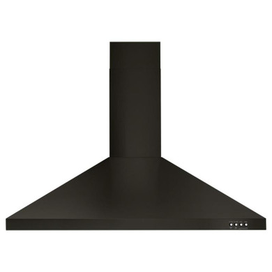 Whirlpool® 36" Contemporary Black  Stainless Wall Mount Range Hood WVW53UC6HV