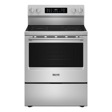 Maytag® 30-Inch Wide Freestanding Electric Range with Grill Mode and No Preheat Air Fry - 5.3 Cu. Ft. YMFES7030SZ