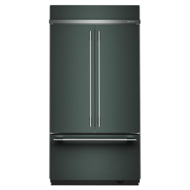 Kitchenaid® 24.2 Cu. Ft. 42" Built-In French Door Bottom Mount Refrigerator with Platinum Interior KBFN542SJP