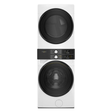 Whirlpool® Smart ENERGY STAR® Front Load Laundry Tower with FreshFlowTM Vent System and UV Clean Technology 5.2 cu. ft. I.E.C. Washer & 7.4 cu. ft. Electric Dryer YWEF5727TW