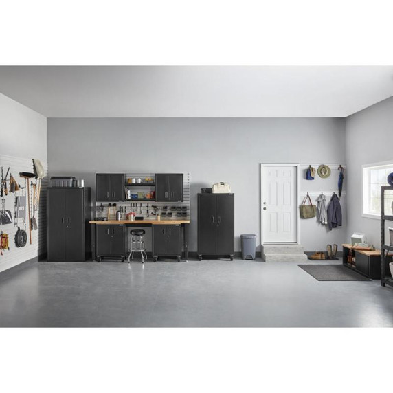 Gladiator® 8' (243.8 cm) Wide Adjustable Height Hardwood Workbench GAWB08HWEG