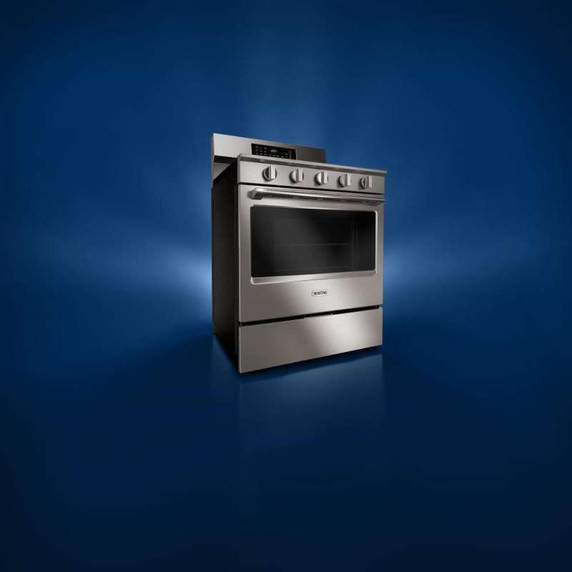 Maytag® 30-Inch Wide Freestanding Gas Range with Grill Mode and No Preheat Air Fry - 5.0 Cu. Ft. MFGS7030SZ
