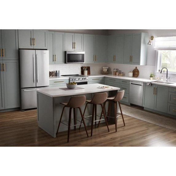 Whirlpool® 24” Stainless Steel Dishwasher with AI Intelligent Wash - 47 dBA WDTA50SAKZ