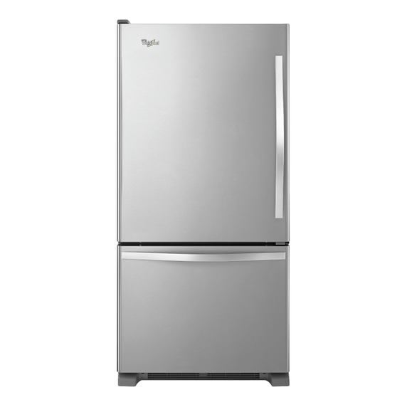 Whirlpool® 19 cu. ft. Bottom-Freezer Refrigerator with Freezer Drawer WRB329LFBM