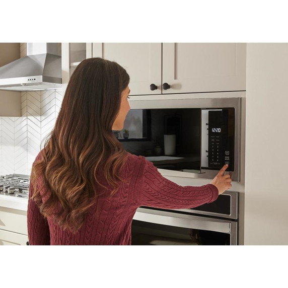 Whirlpool® 1.1 cu. ft. Built-In Microwave with Slim Trim Kit - 14" Height YWMT50011KS Whirlpool® 1.1 cu. ft. Built-In Microwave with Slim Trim Kit - 14" Height YWMT50011KS