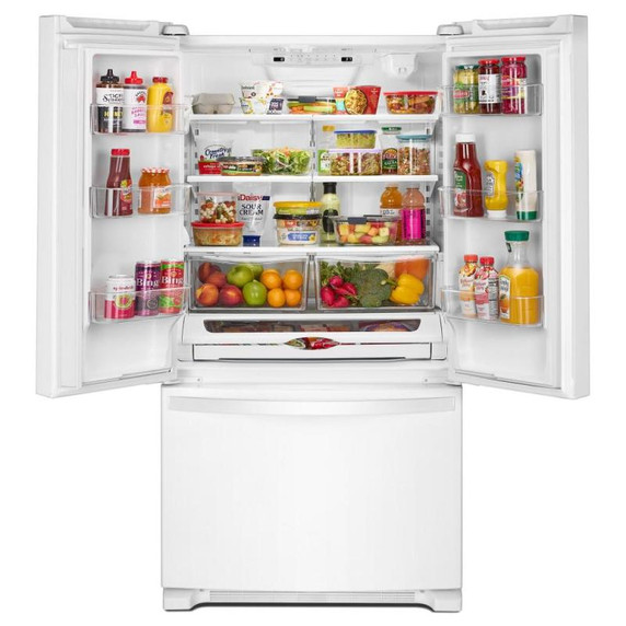 Whirlpool® 33-inch Wide French Door Refrigerator - 22 cu. ft. WRFF5333PW
