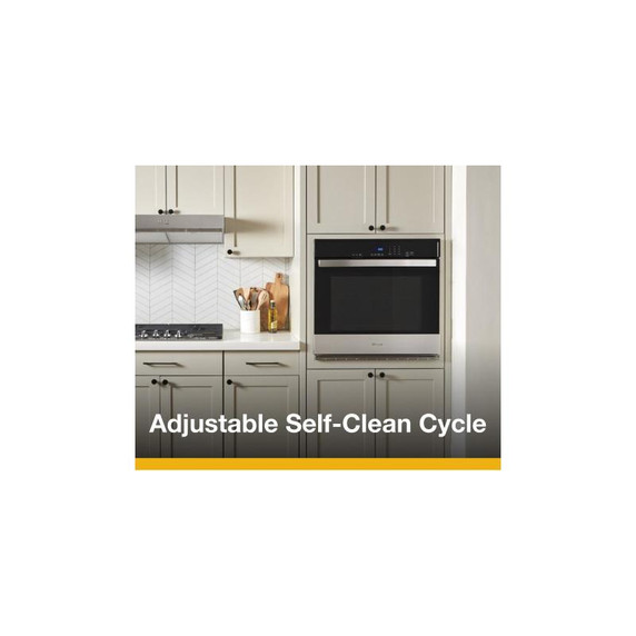 Whirlpool® 4.3 Cu. Ft. Single Self-Cleaning Wall Oven WOES3027LS Whirlpool® 4.3 Cu. Ft. Single Self-Cleaning Wall Oven WOES3027LS