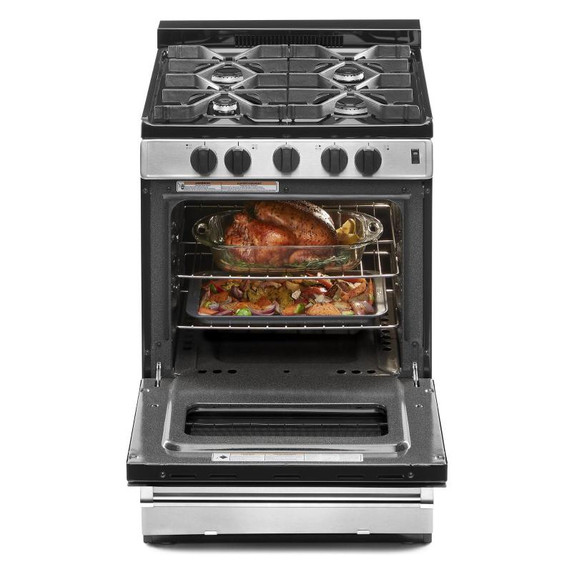 Whirlpool® 24-inch Freestanding Gas Range with Sealed Burners WFG500M4HS