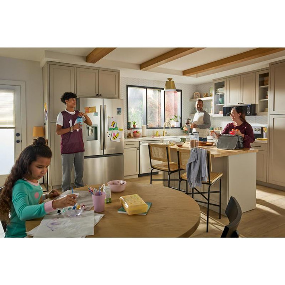 Whirlpool® 24” Stainless Steel Dishwasher with AI Intelligent Wash and Tall Top Rack WDT740SALZ