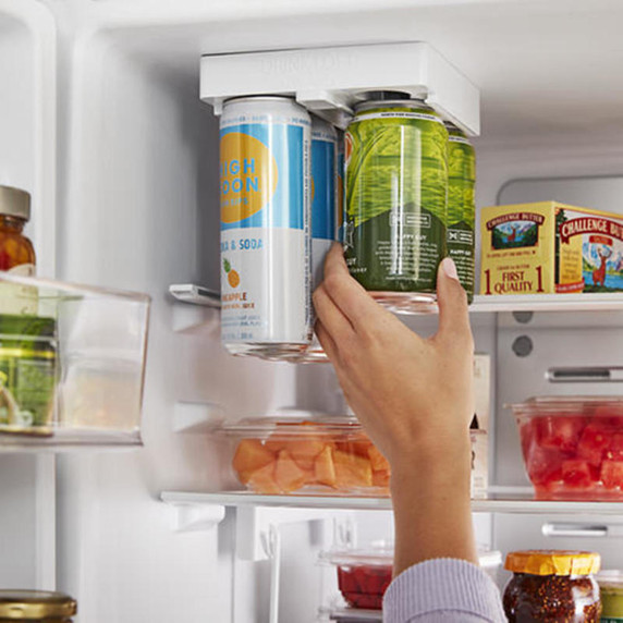 Whirlpool® 24-inch Wide Bottom-Freezer Refrigerator - 12.9 cu. ft. WRB543CMJZ