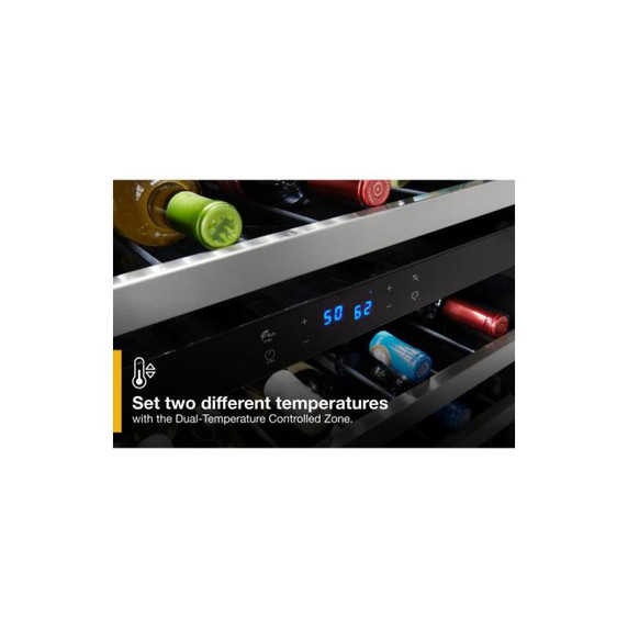 Whirlpool® 24” Wide Undercounter Wine Center-46 Bottles WUW55X24HS