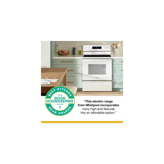 Whirlpool® 30-inch Electric Range with Steam Clean YWFES3330RW