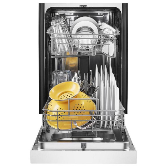 Whirlpool® Small-Space Compact Dishwasher with Stainless Steel Tub WDPS5118PW
