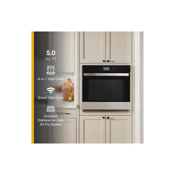 Whirlpool® 5.0 Cu. Ft. Single Smart Wall Oven with Air Fry WOES7030PZ