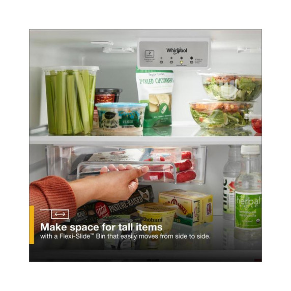 Whirlpool® 28-inch Wide Top-Freezer Refrigerator - 16.6 Cu. Ft. WRTX5328PM