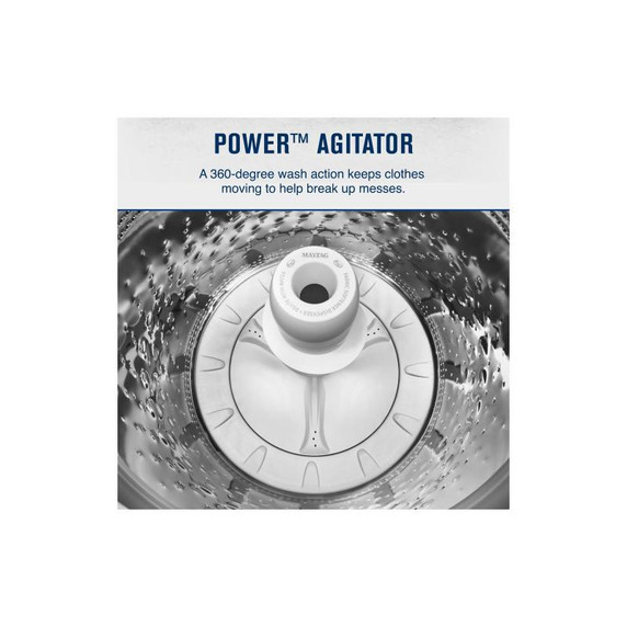 Maytag® Top Load Washer with Extra Power - 5.4 cu. ft MVW5435PW Maytag® Top Load Washer with Extra Power - 5.4 cu. ft MVW5435PW