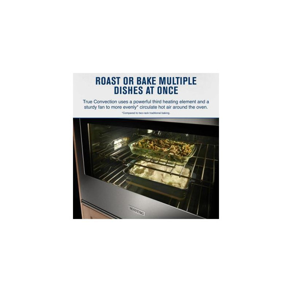 Maytag® 27-inch Single Wall Oven with Air Fry and Basket - 4.3 cu. ft. MOES6027LZ