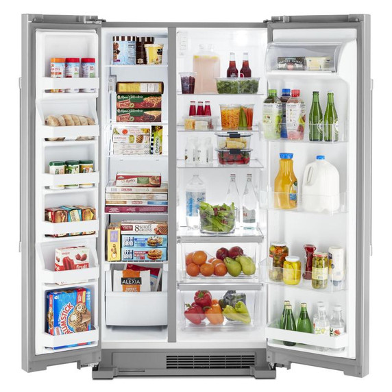 Maytag® 36-Inch Wide Side-by-Side Refrigerator - 25 cu. ft. MSS25N4MKZ Maytag® 36-Inch Wide Side-by-Side Refrigerator - 25 cu. ft. MSS25N4MKZ
