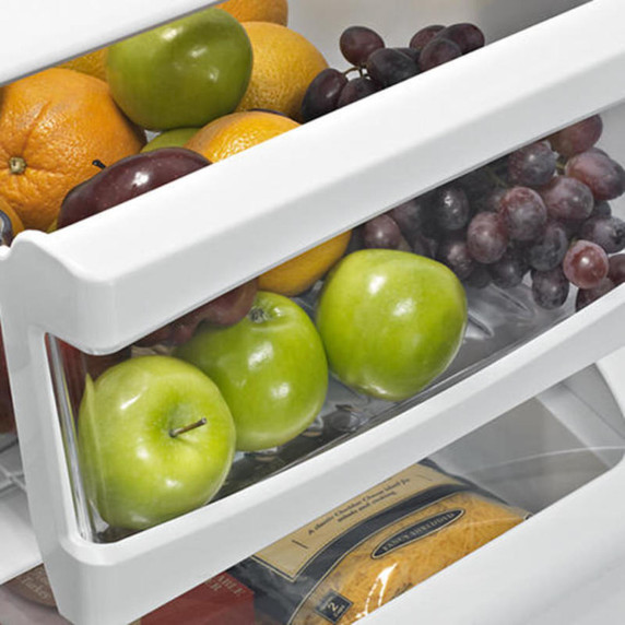 Maytag® 33-Inch Wide French Door Refrigerator with Water Dispenser - 22 Cu. Ft MRFF5033PZ