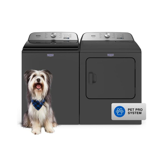 Maytag® Pet Pro Top Load Washer - 5.4 cu. ft. IEC MVW6500MBK Maytag® Pet Pro Top Load Washer - 5.4 cu. ft. IEC MVW6500MBK