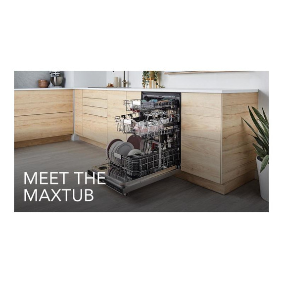 Kitchenaid® 44 dBA Dishwasher with 360° Max Jets™ Third Rack and LED Interior Lighting KDTM704KPS Kitchenaid® 44 dBA Dishwasher with 360° Max Jets™ Third Rack and LED Interior Lighting KDTM704KPS