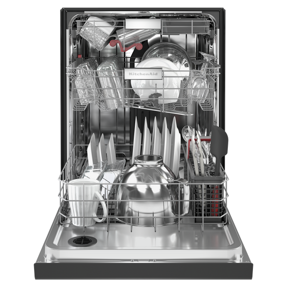 Kitchenaid® 44 dBA Dishwasher in PrintShield™ Finish with FreeFlex™ Third Rack KDFM404KBS