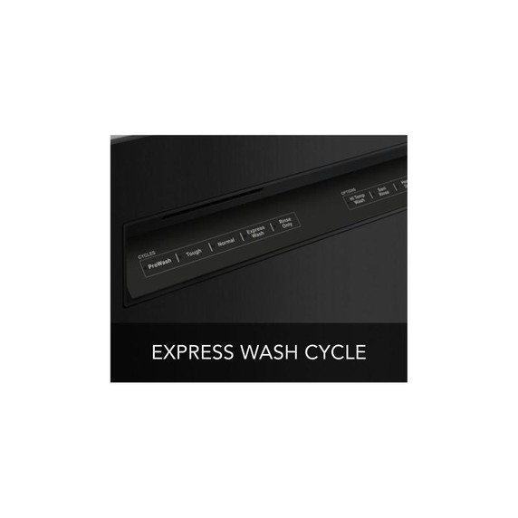 KitchenAid® 39 dBA Dishwasher with Third Level Utensil Rack KDFE204KBL