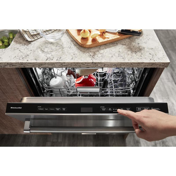 Kitchenaid® 44 dBA Dishwasher with 360° Max Jets™ Third Rack and LED Interior Lighting KDTM804KPS