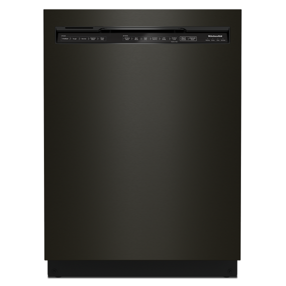 Kitchenaid® 39 dBA Dishwasher in PrintShield™ Finish with Third Level Utensil Rack KDFE204KBS