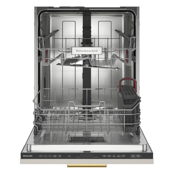 Kitchenaid® 44 dBA Panel-Ready Two-Rack Flush Dishwasher with Door-Open Dry System KDTF324PPA