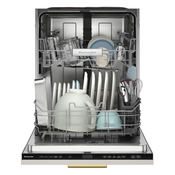 Kitchenaid® 44 dBA Panel-Ready Two-Rack Flush Dishwasher with Door-Open Dry System KDTF324PPA