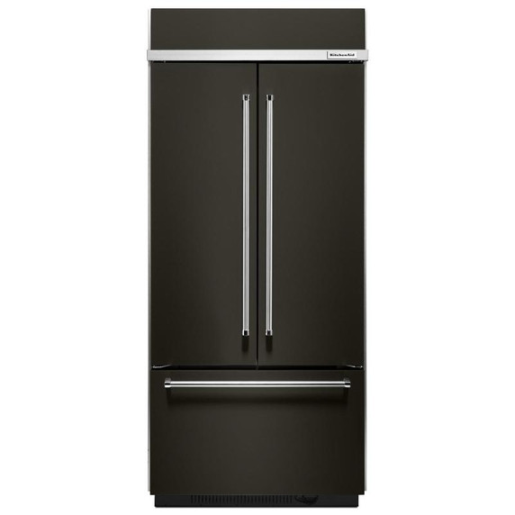 Kitchenaid® 20.8 Cu. Ft. 36" Width Built In Stainless Steel French Door Refrigerator with Platinum Interior Design KBFN506EBS Kitchenaid® 20.8 Cu. Ft. 36" Width Built In Stainless Steel French Door Refrigerator with Platinum Interior Design KBFN506EBS
