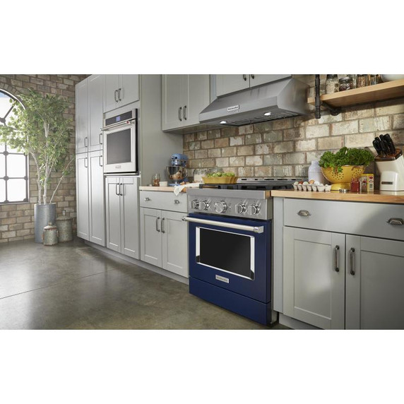 KitchenAid® 30'' Smart Commercial-Style Gas Range with 4 Burners KFGC500JIB KitchenAid® 30'' Smart Commercial-Style Gas Range with 4 Burners KFGC500JIB