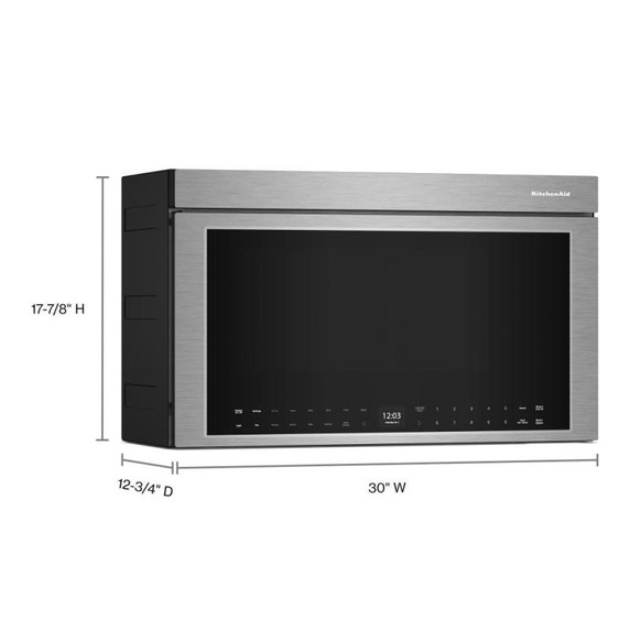 Kitchenaid® Multifunction Over-the-Range Microwave Oven with Flush Built-In Design YKMMF530PPS