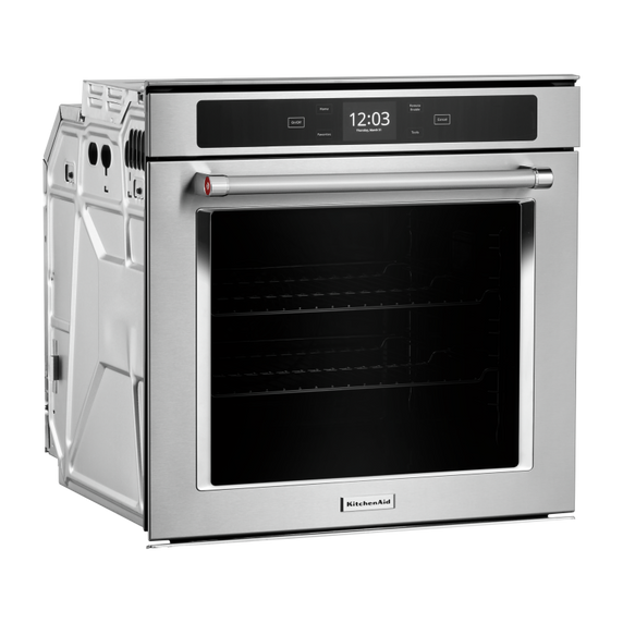 Kitchenaid® 24" Smart Single Wall Oven with True Convection YKOSC504PPS
