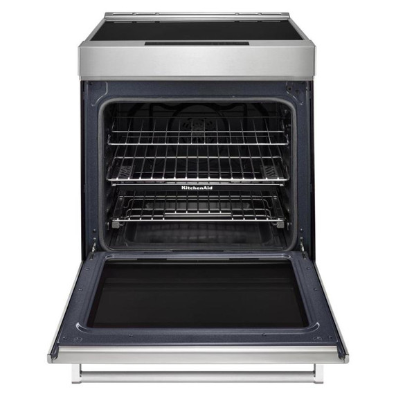 Kitchenaid® 30-Inch 4-Element Induction Slide-In Convection Range with Air Fry KSIS730PSS