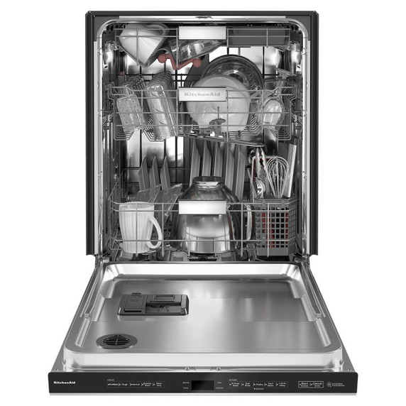 Kitchenaid® 44 dBA Dishwasher with 360° Max Jets™ Third Rack and LED Interior Lighting KDPM704KPS Kitchenaid® 44 dBA Dishwasher with 360° Max Jets™ Third Rack and LED Interior Lighting KDPM704KPS