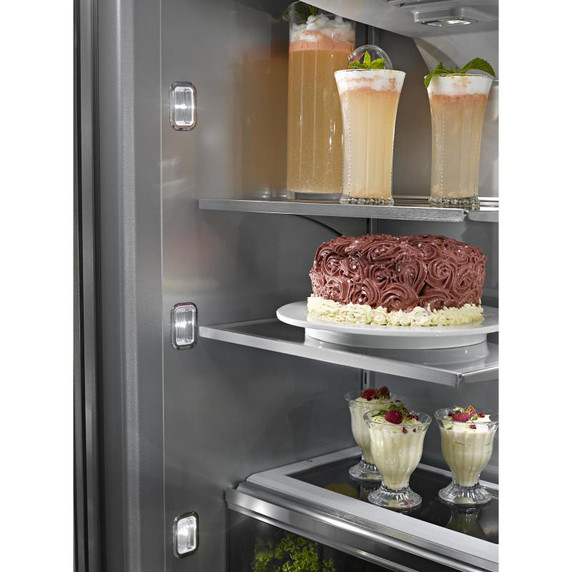 Kitchenaid® 24.2 Cu. Ft. 42" Width Built-In Stainless French Door Refrigerator with Platinum Interior Design KBFN502ESS Kitchenaid® 24.2 Cu. Ft. 42" Width Built-In Stainless French Door Refrigerator with Platinum Interior Design KBFN502ESS