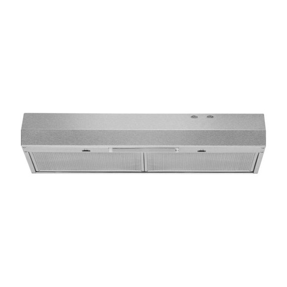Whirlpool® 30" Range Hood with Dishwasher-Safe Full-Width Grease Filters WVU17UC0JS